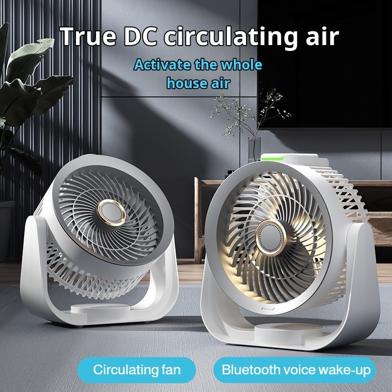 Home Office Setup - Smart Desk Fan Voice Activated Night