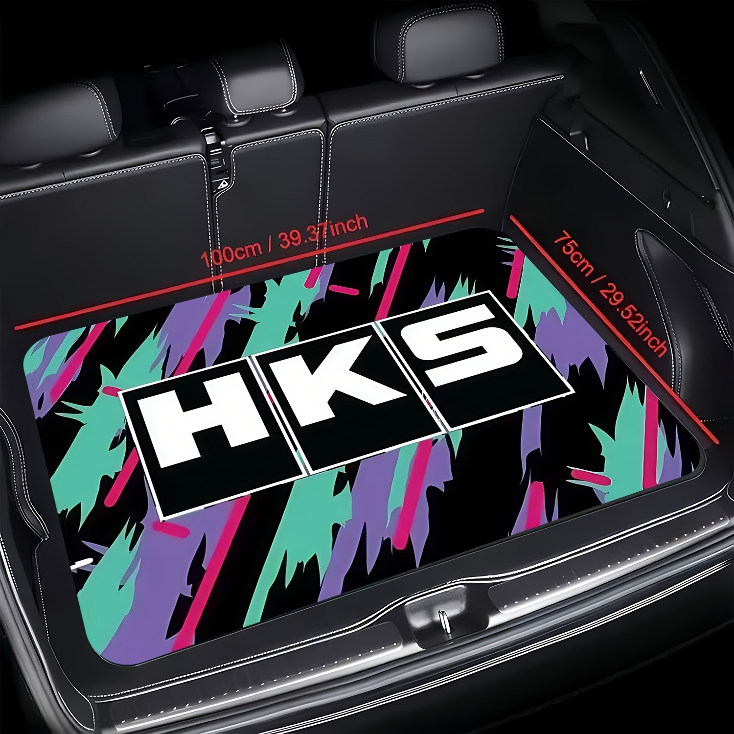 Home Office Rug - VIKAMA car trunk mat graffiti HKS