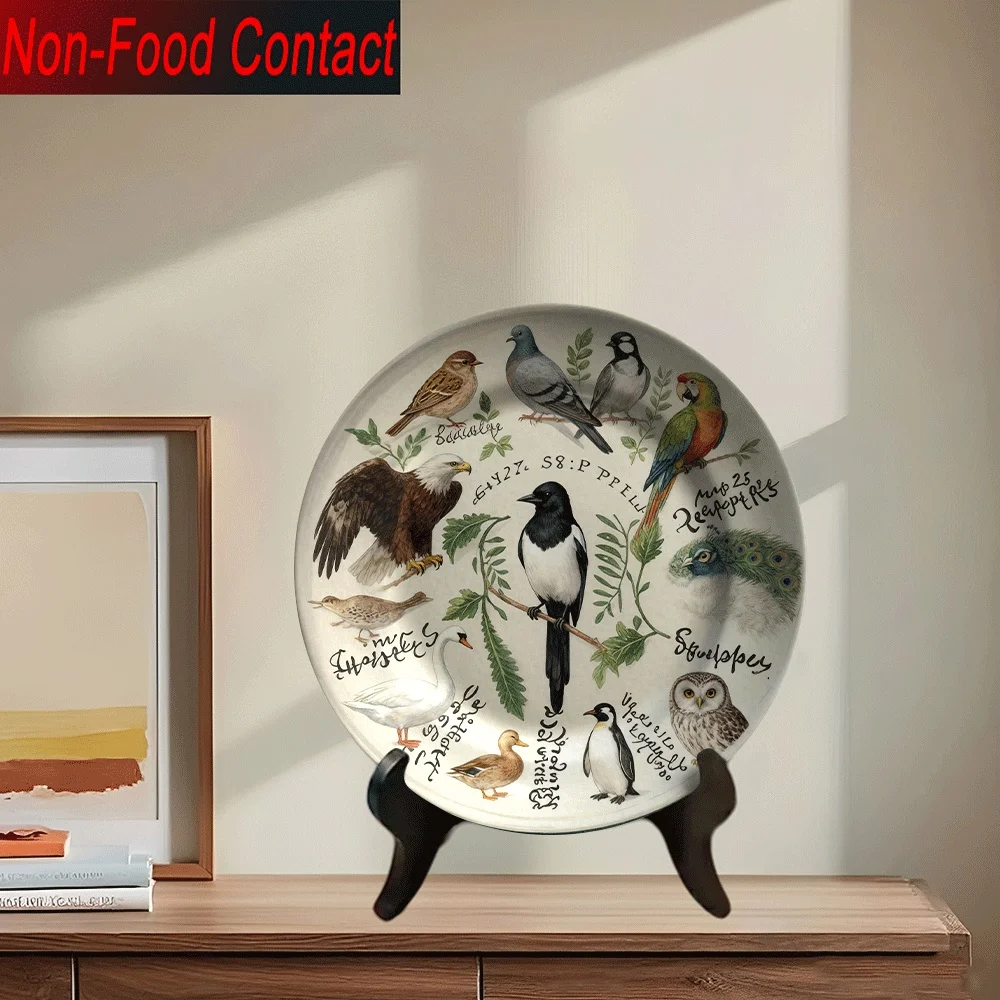 Home Office Contact - 1pc Vintage Ceramic Decorative Plate -