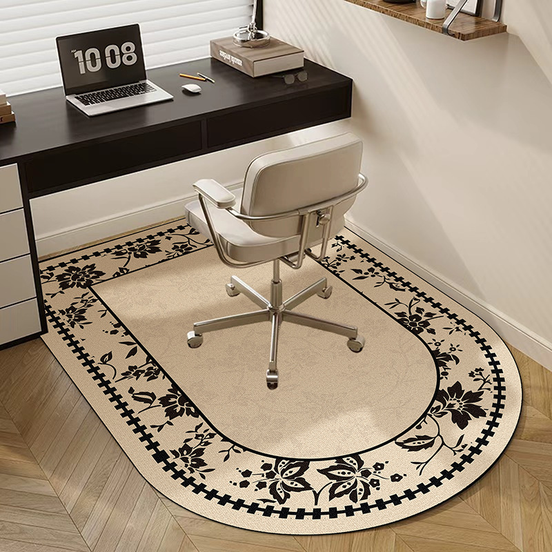 Home Office Rug - VIKAMA Study Wheelchair Carpet Office Computer