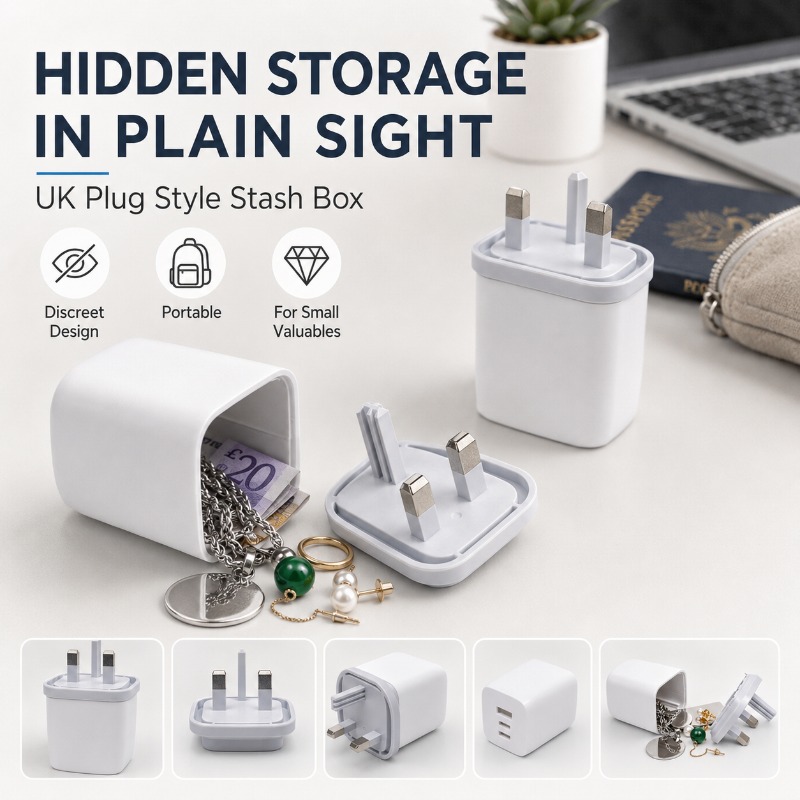 Home Office Of Uk - Discreet UK Plug Style Stash Box,