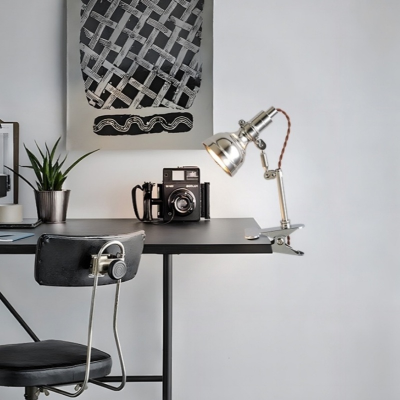 Home Office Of Uk - Modern Style Industrial Clip-On Aluminum Reading