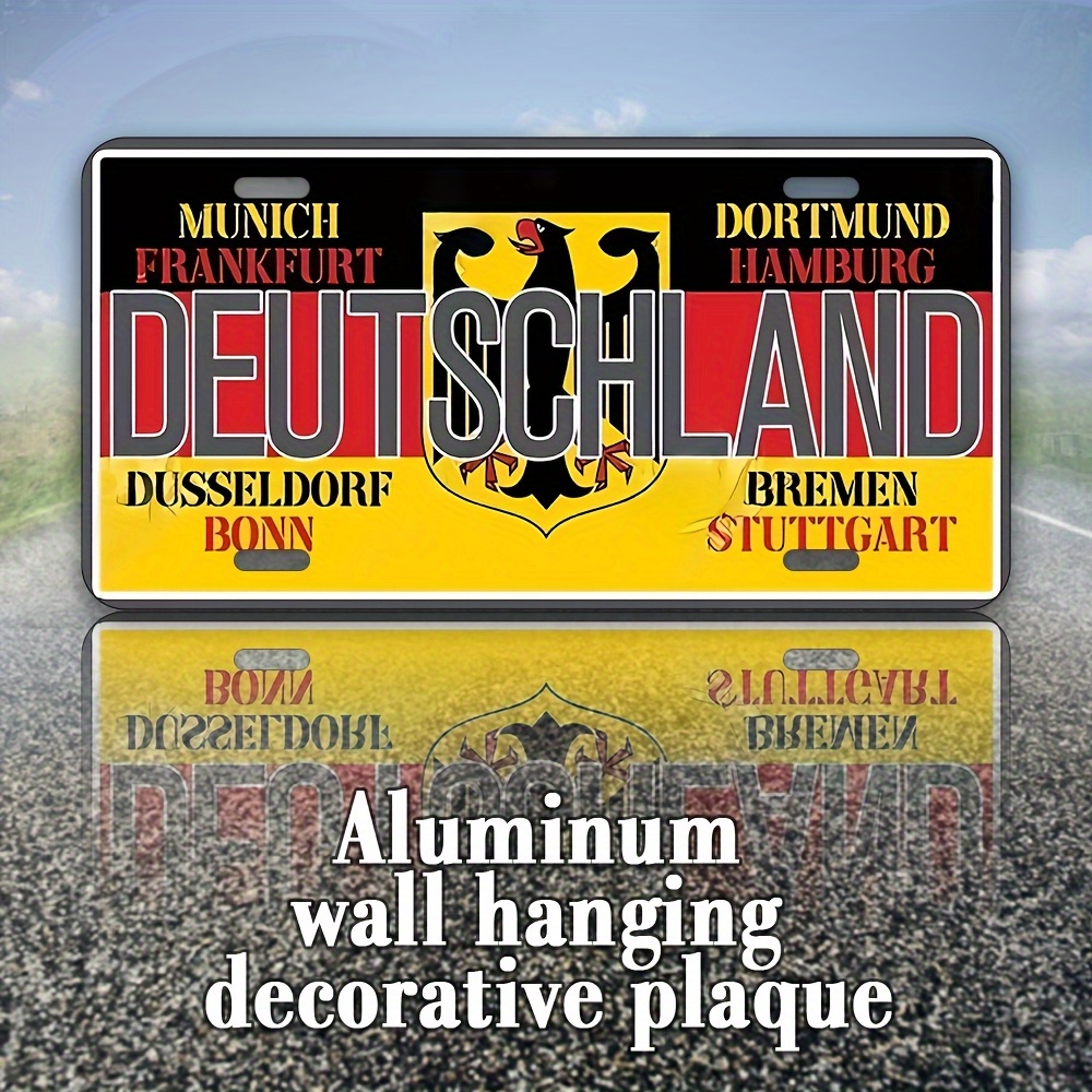 Home Office Deutschland - Deutschland German Cities Eagle License Plate