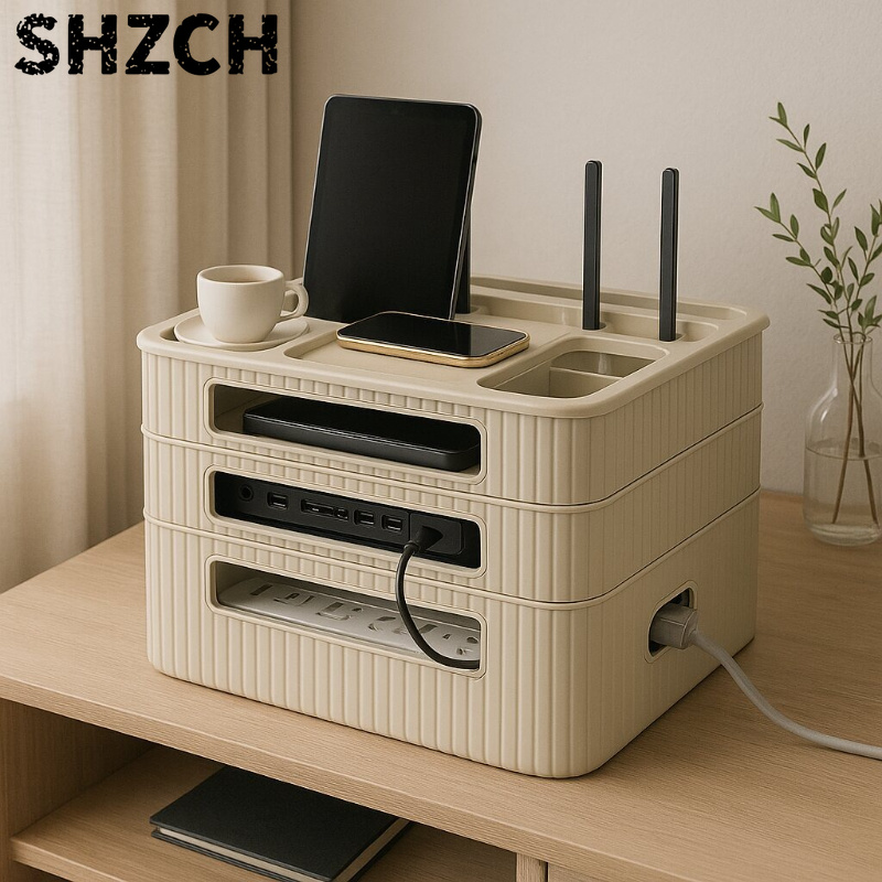 WiFi Router Storage Box TV Set - Home Office Box recension och pris