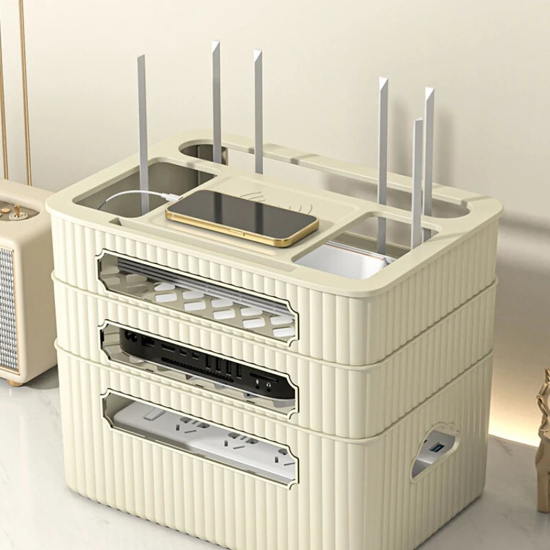 WiFi Router Storage Box TV Set - Home Office Box recension och pris