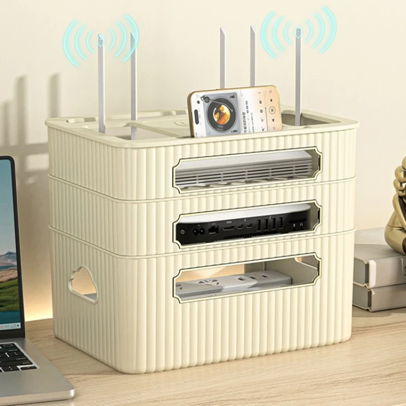 WiFi Router Storage Box TV Set - Home Office Box recension och pris
