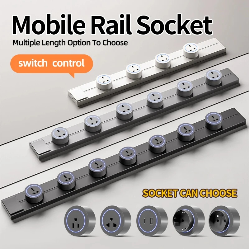 Track Socket With Switch High- - Home Office Of Uk recension och pris