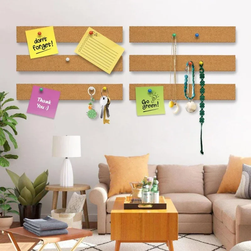 1pc 30cm Cork Board Strips Sel - Home Office Setup recension och pris