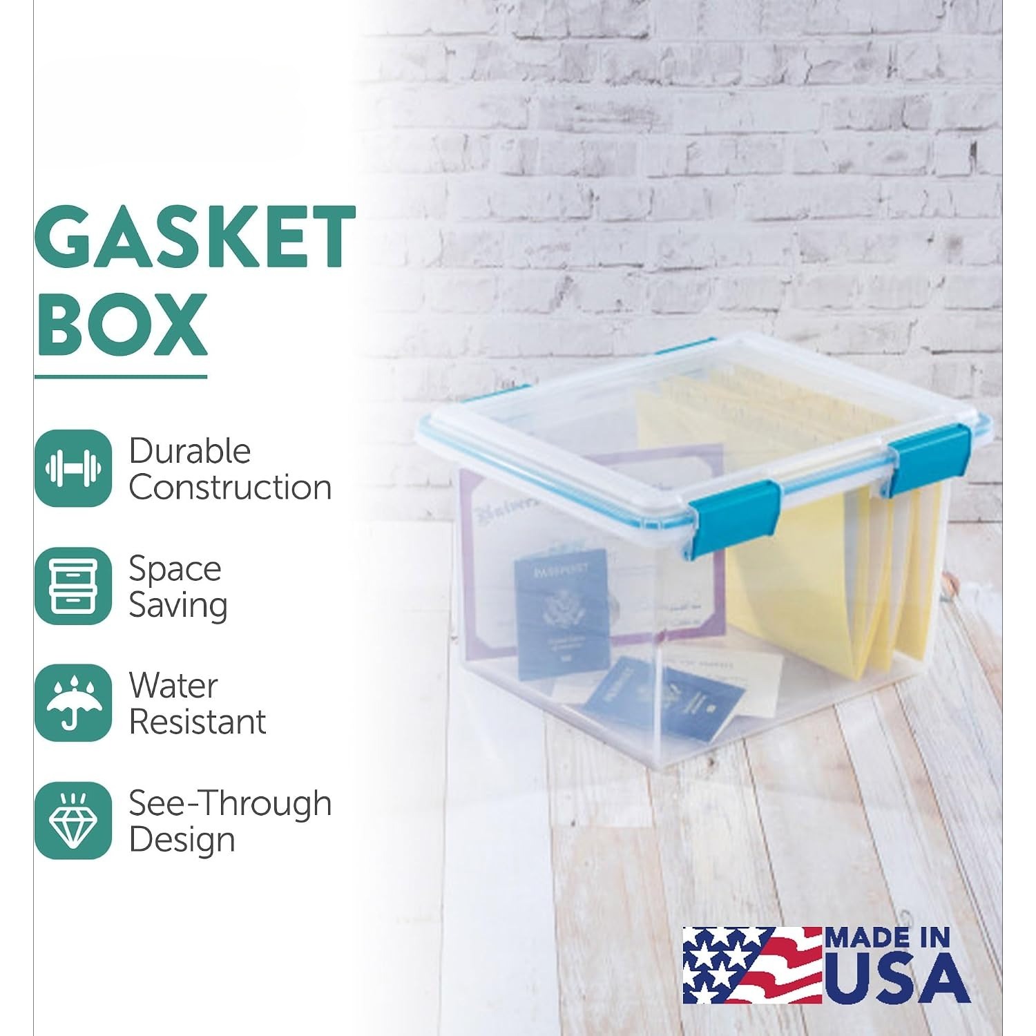 Gasket Storage Box with Lids f - Home Office Box recension och pris