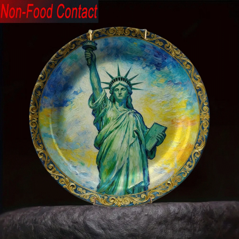 1pc Statue of Liberty Ceramic  - Home Office Contact recension och pris
