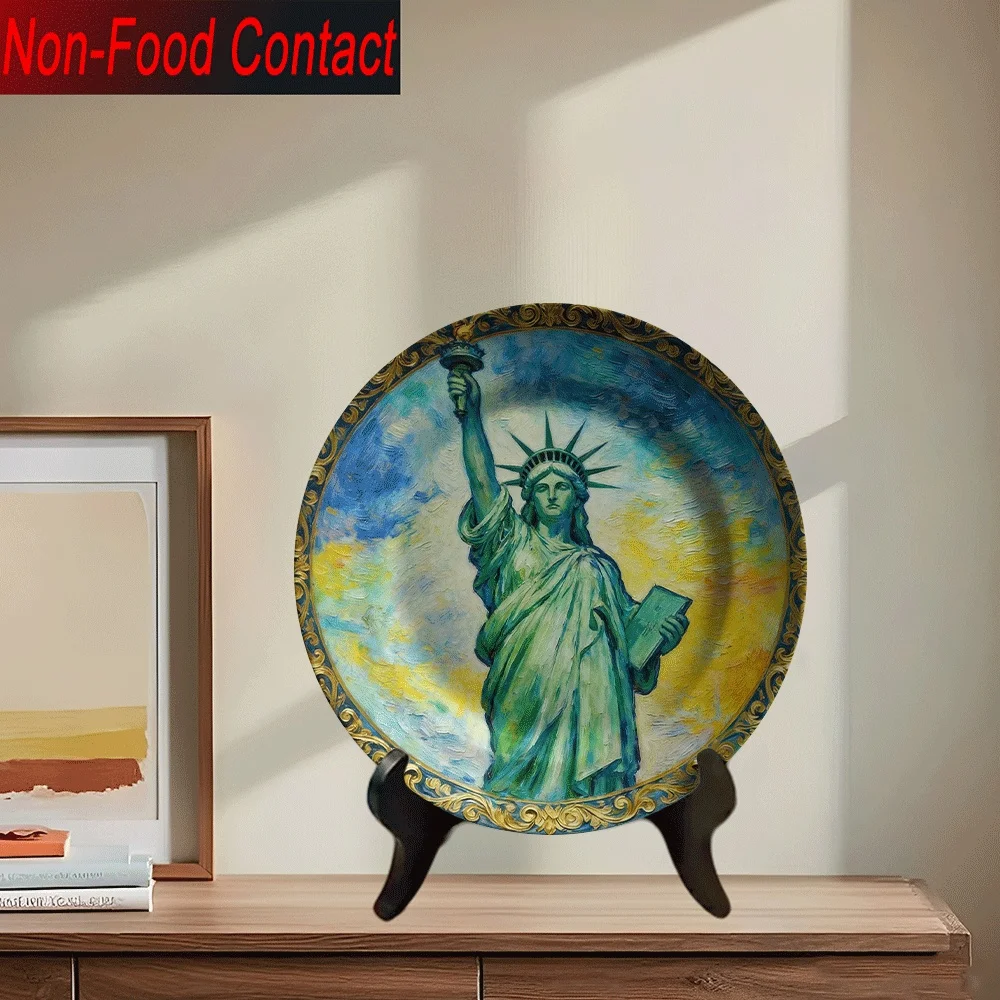 1pc Statue of Liberty Ceramic  - Home Office Contact recension och pris