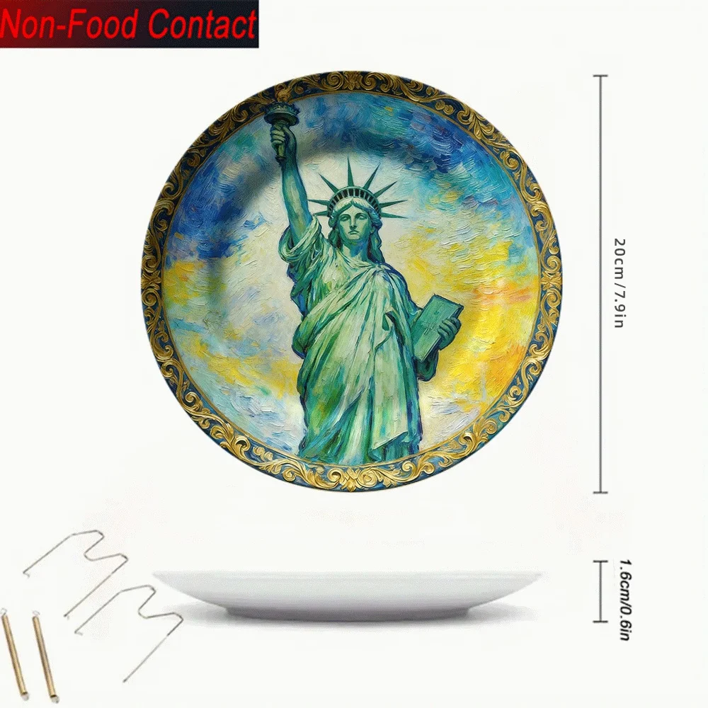 1pc Statue of Liberty Ceramic  - Home Office Contact recension och pris