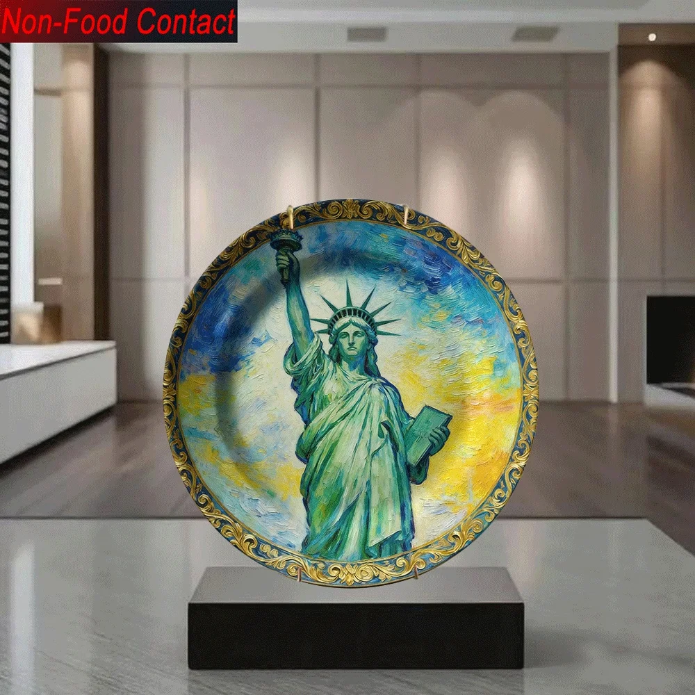 1pc Statue of Liberty Ceramic  - Home Office Contact recension och pris