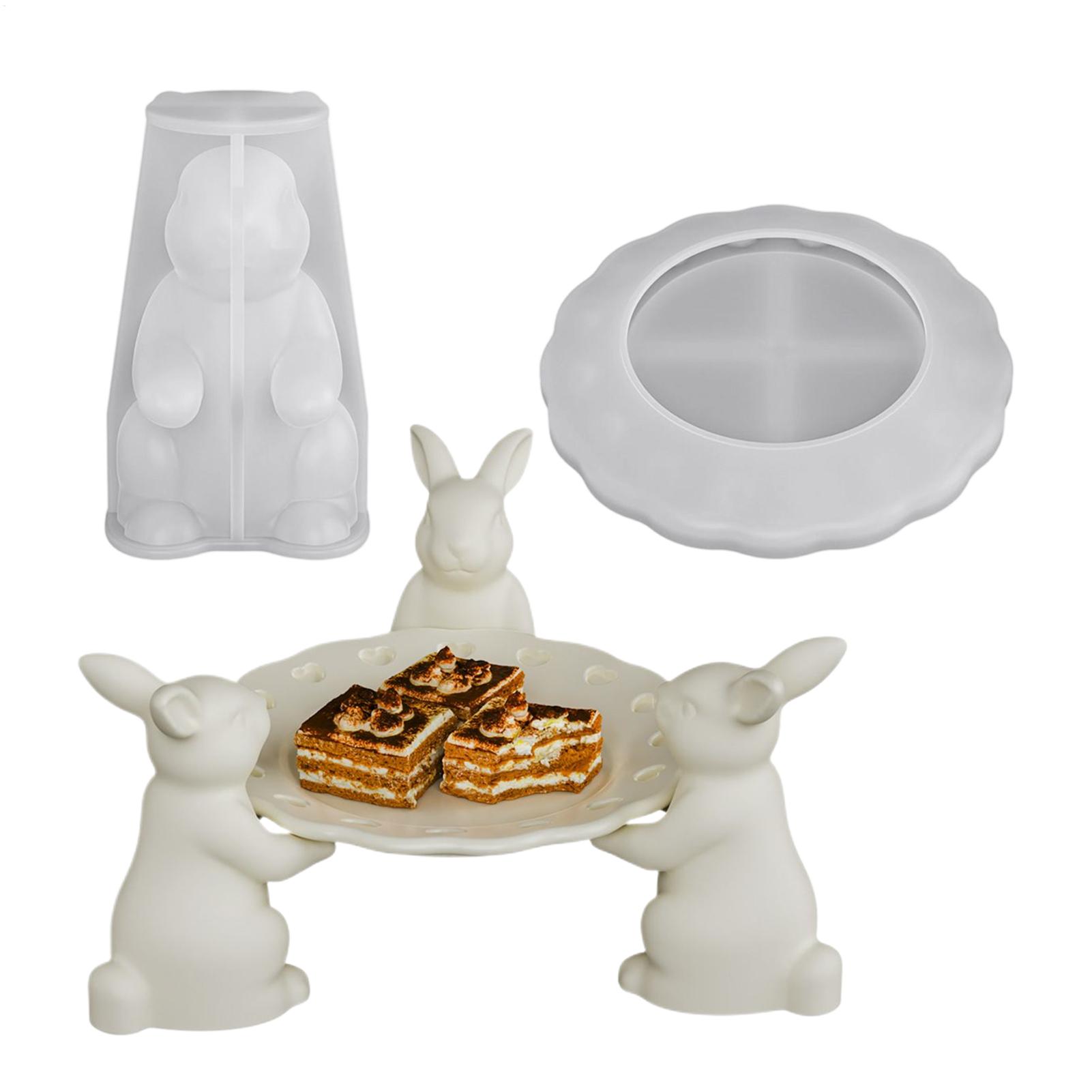 Bunny Tray Mold 3D Cute Silico - Home Office Gear recension och pris