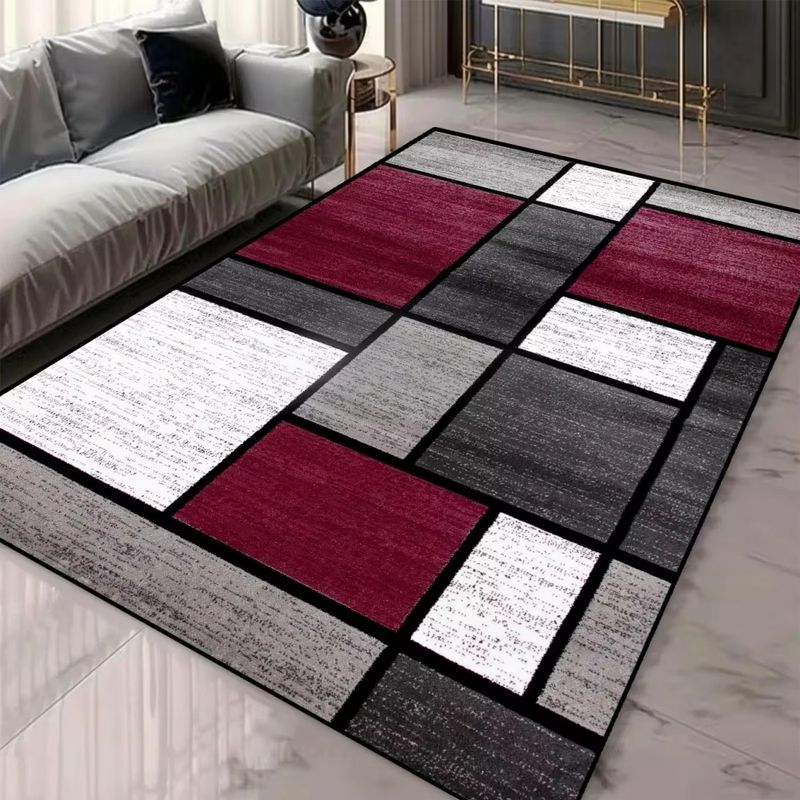 VIKAMA Geometric Block Area Ru - Home Office Rug recension och pris