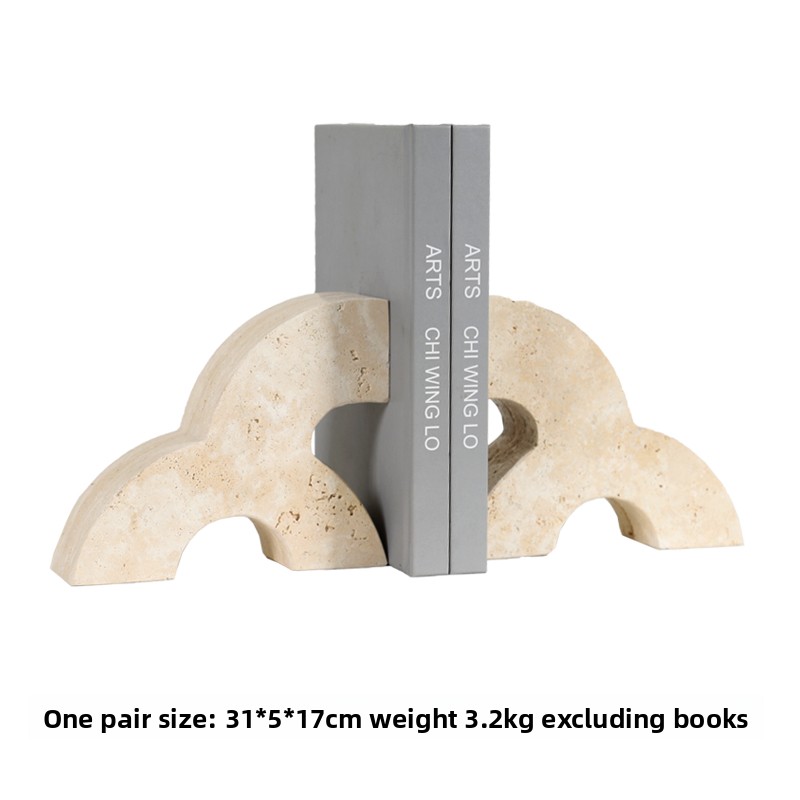 Modern Marble Bookends Heavy D - Home Office Library recension och pris