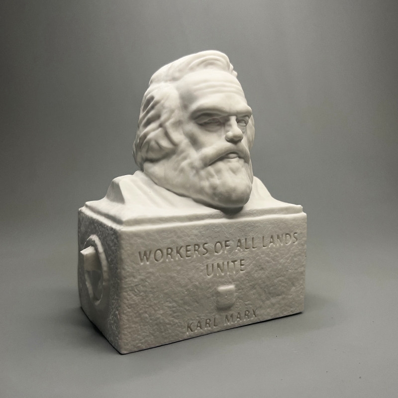 Karl Marx Plaster Bust Sculptu - Home Office Library recension och pris
