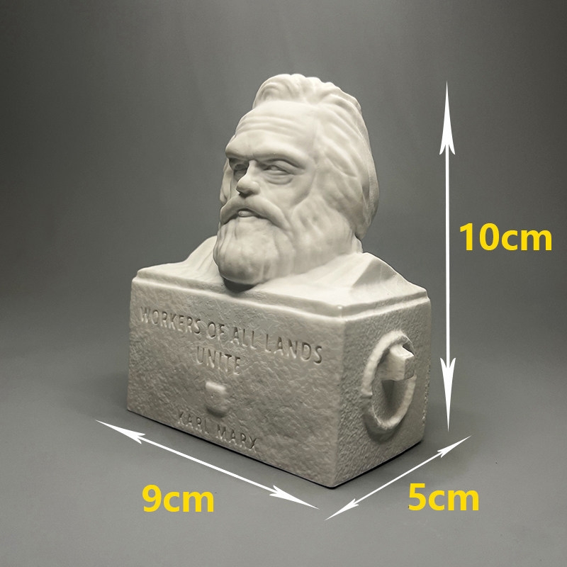 Karl Marx Plaster Bust Sculptu - Home Office Library recension och pris
