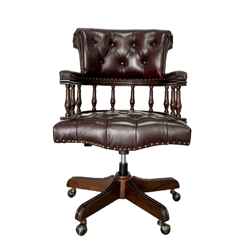 Dark Ox Blood Chesterfield Cap - Home Office Of Uk recension och pris