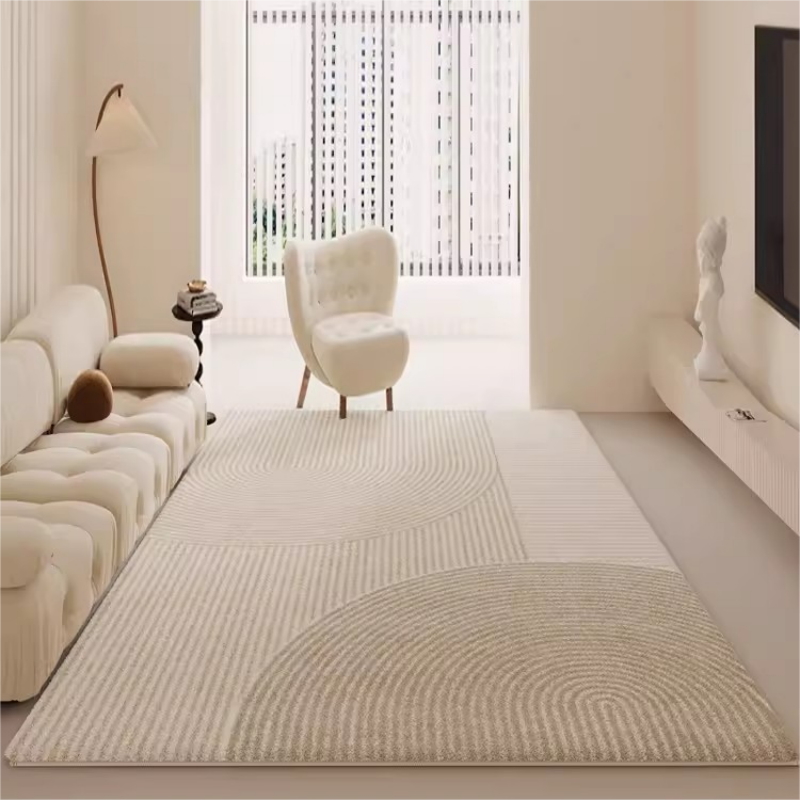 VIKAMA Light Luxury Cream Styl - Home Office Rug recension och pris