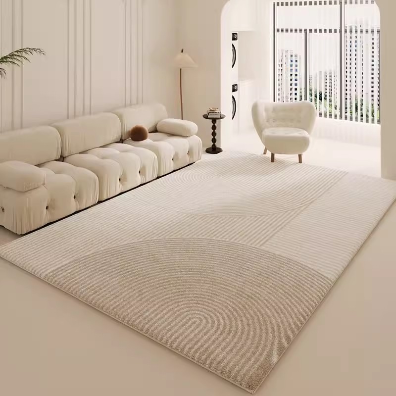 VIKAMA Light Luxury Cream Styl - Home Office Rug recension och pris