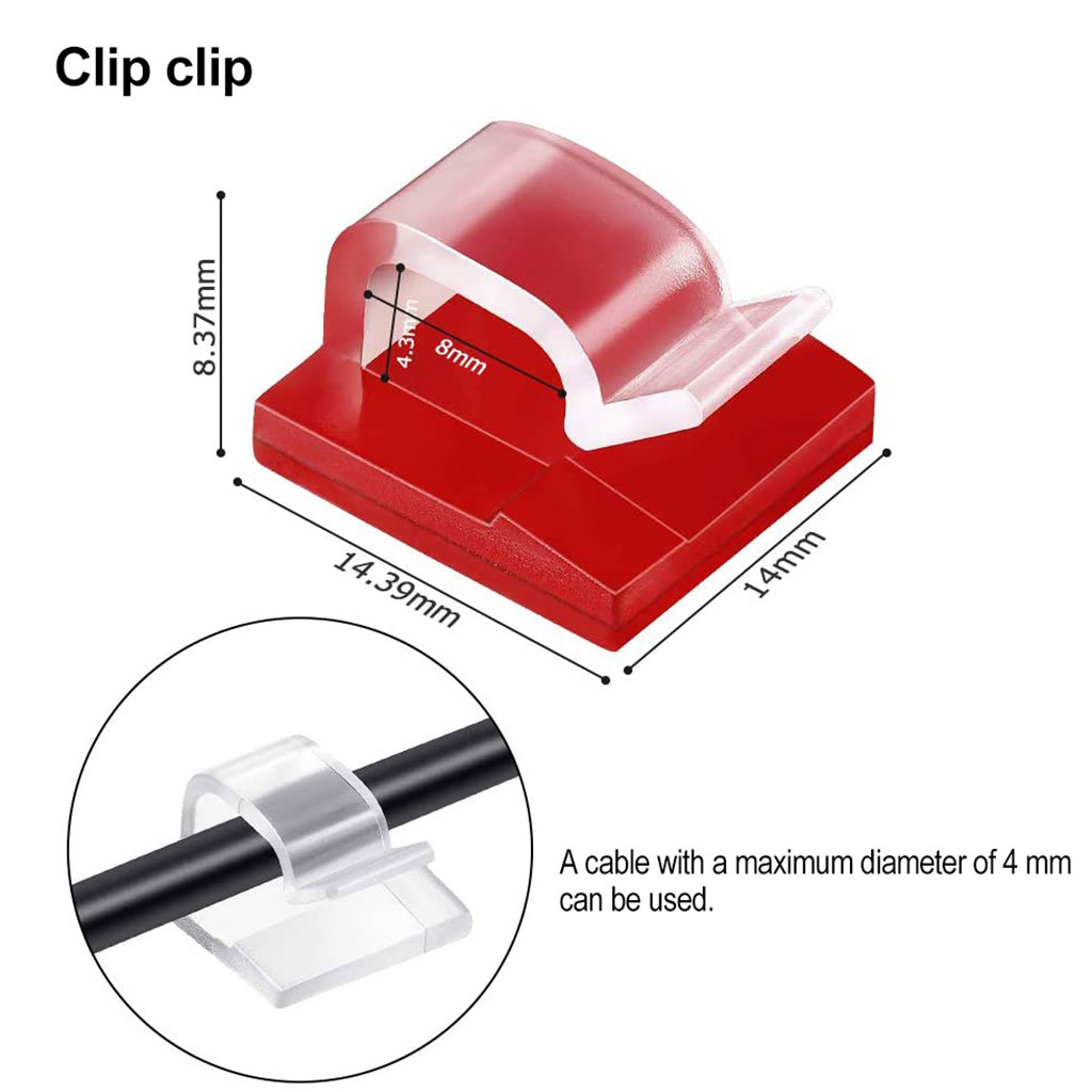 10/20/50PCS Cable Organizer Cl - Home Office Setup recension och pris