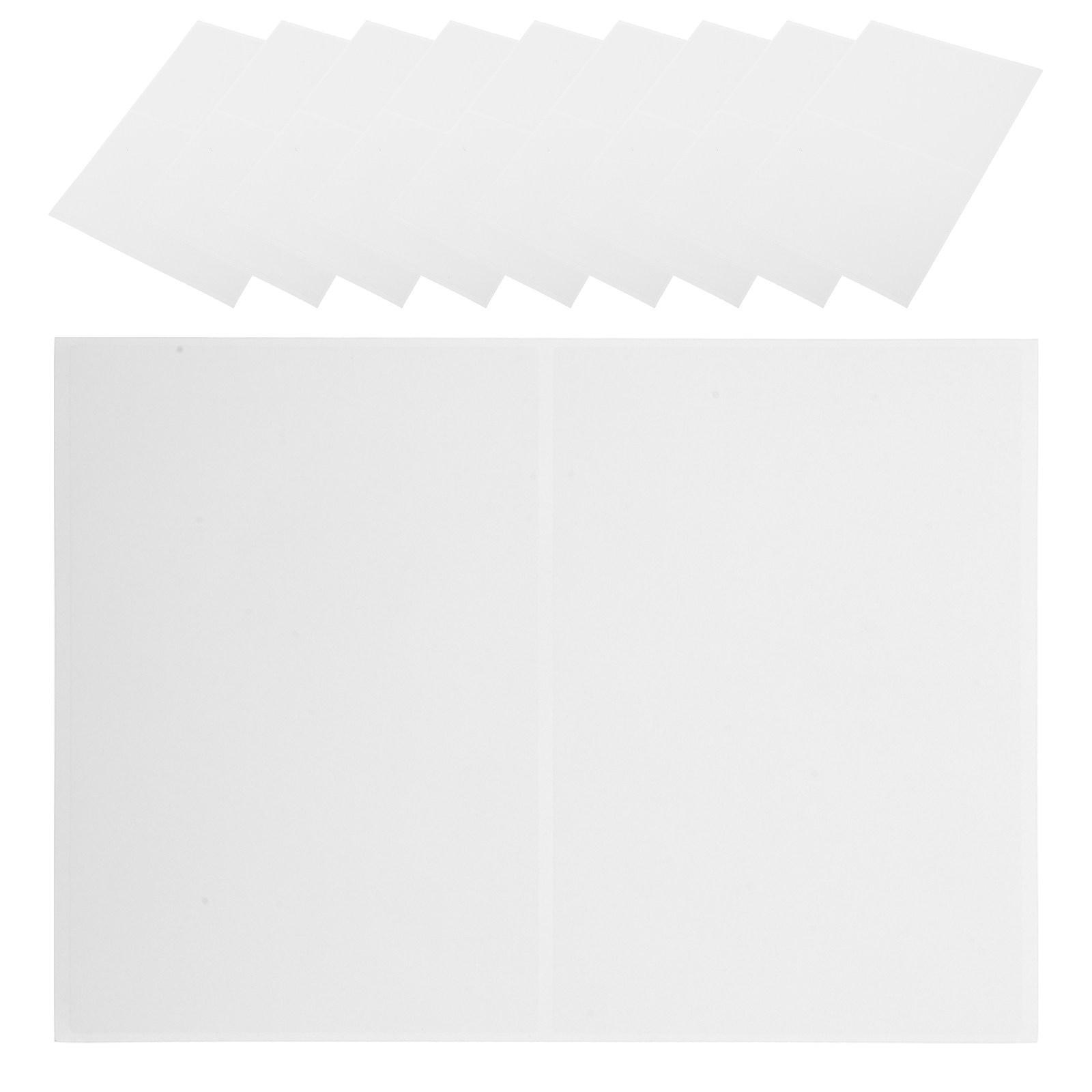 50Pcs White Blank Removable La - Home Office Box recension och pris