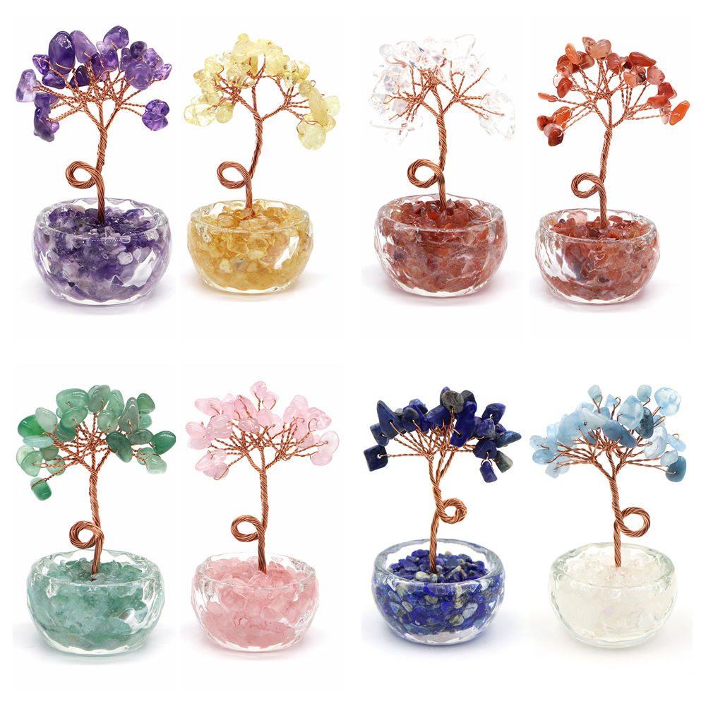 Natural Gemstone Crystal Lucky - Home Office Setup recension och pris