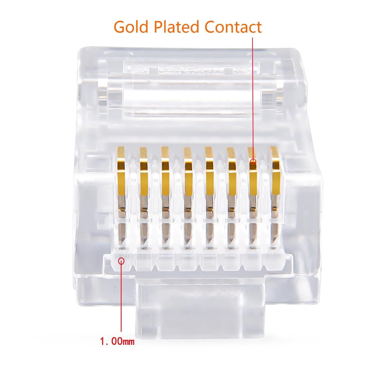 Cat5e Unshielded RJ45 Crystal  - Home Office Contact recension och pris