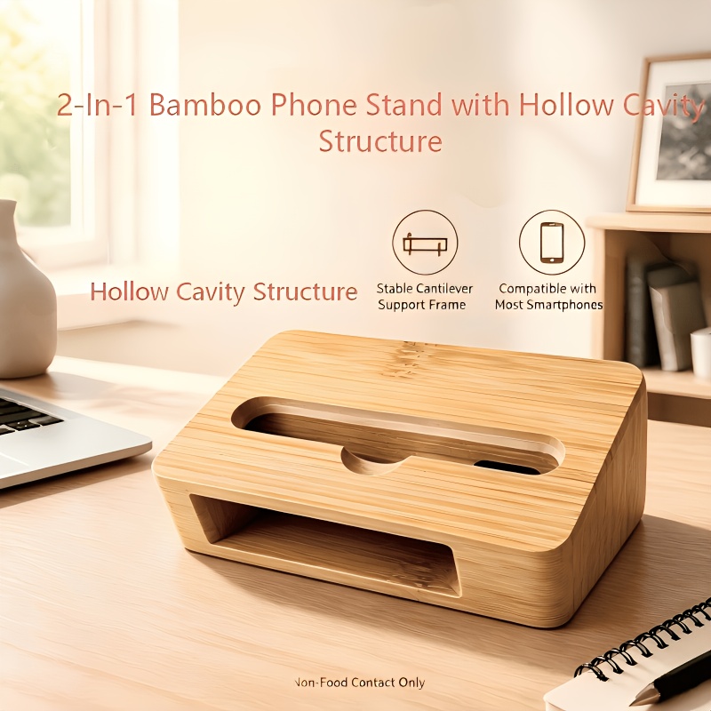 Bamboo Passive Sound Amplifier - Home Office Contact recension och pris