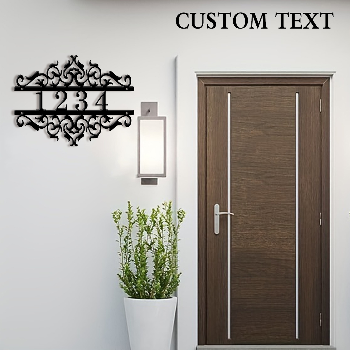 1Pc Custom heart Metal Door St - Home Office Box recension och pris