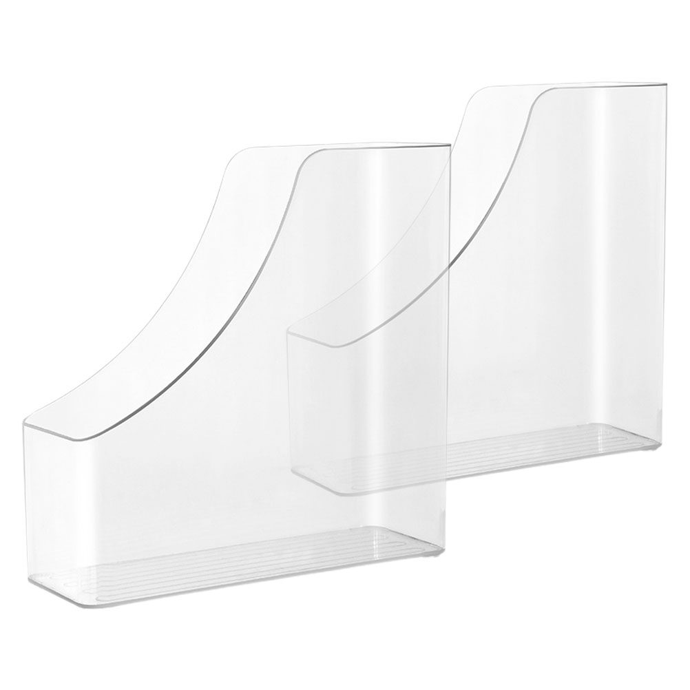 2Pcs Clear File Boxes Transpar - Home Office Library recension och pris