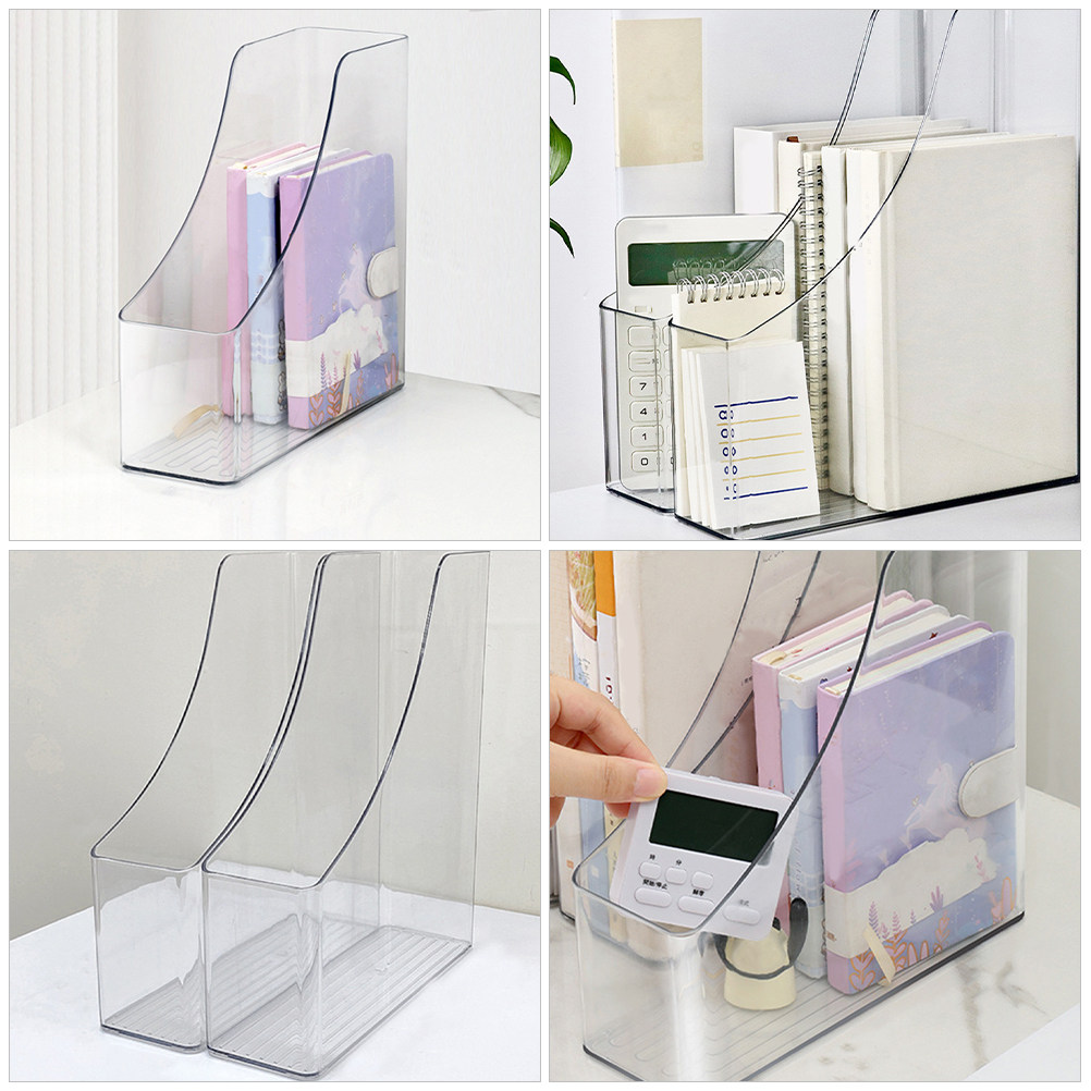 2Pcs Clear File Boxes Transpar - Home Office Library recension och pris