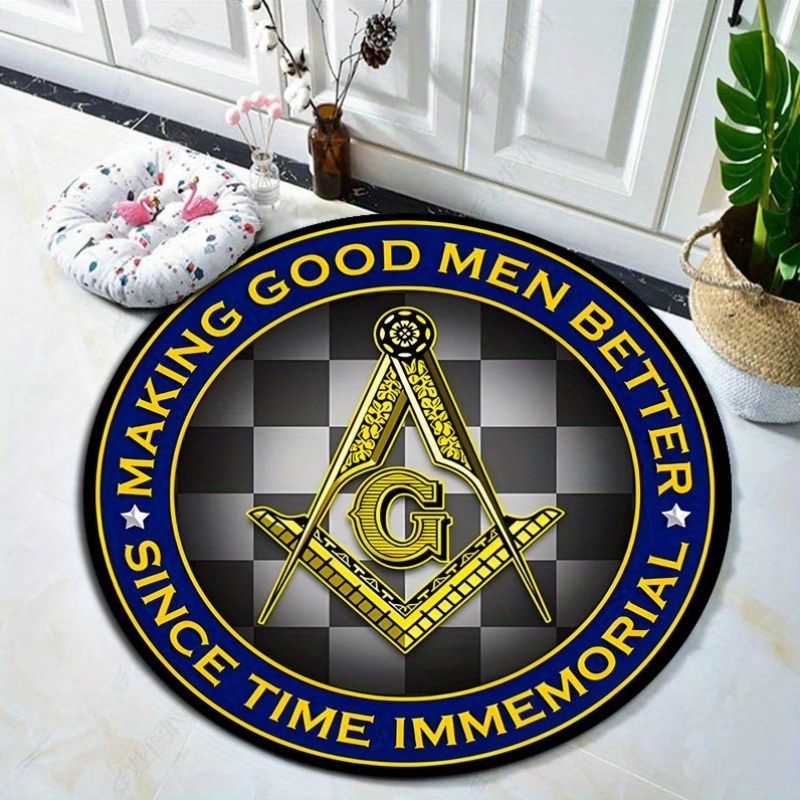 Freemason Square Compass G Log - Home Office Rug recension och pris
