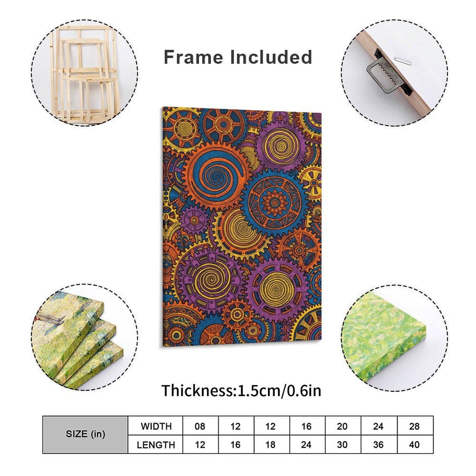 Printed Canvas Art, Colorful I - Home Office Gear recension och pris