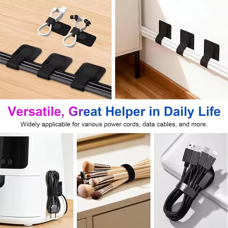 Adhesive Under Desk Cable Ties - Home Office Setup recension och pris