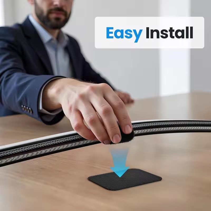 Adhesive Under Desk Cable Ties - Home Office Setup recension och pris