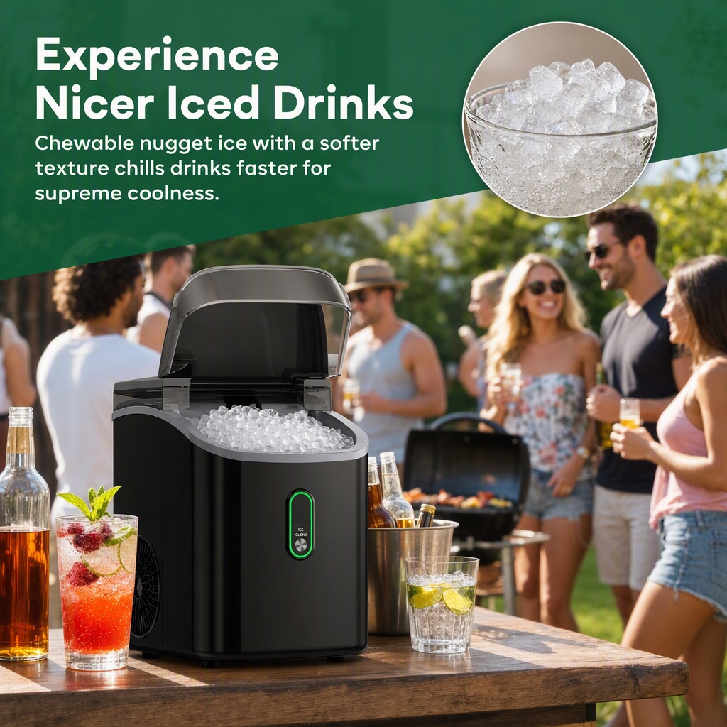 Nugget Ice Makers Countertop w - Home Office Gear recension och pris