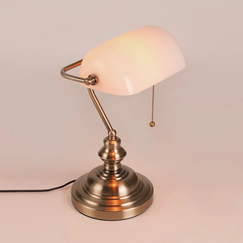 Desk lamp Table Light glass ba - Home Office Library recension och pris