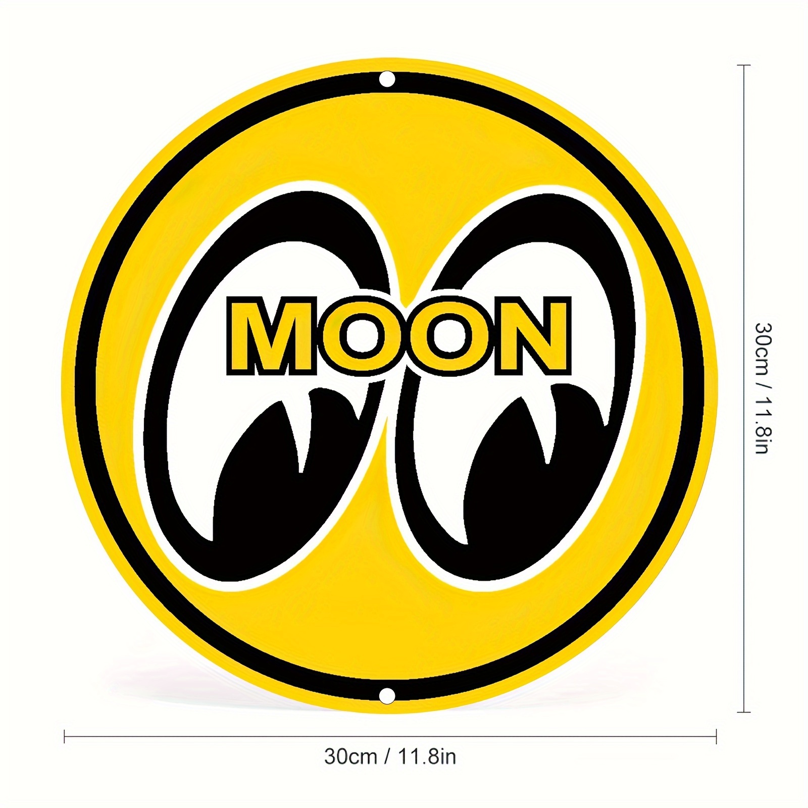Vintage-Style Round Metal Sign - Home Office Gear recension och pris