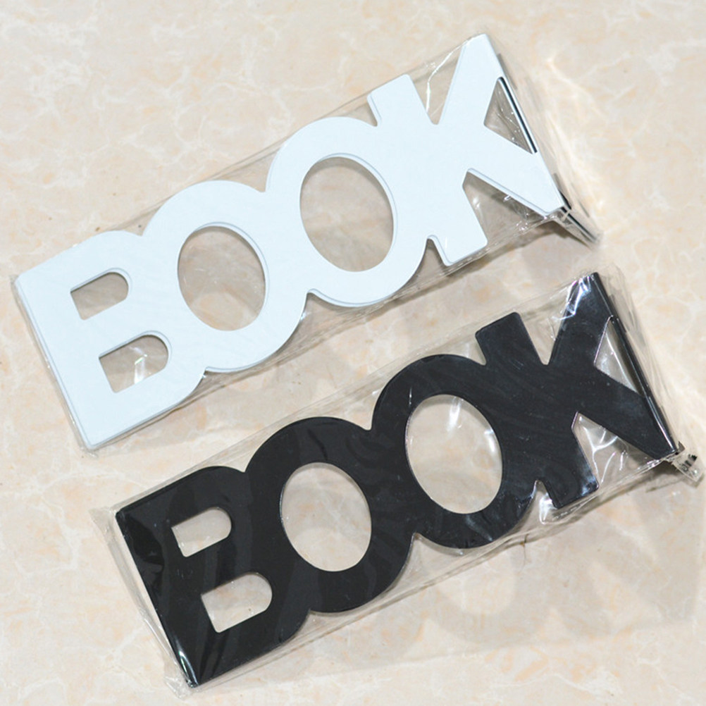 4Pcs Metal Bookends Hollow Des - Home Office Library recension och pris