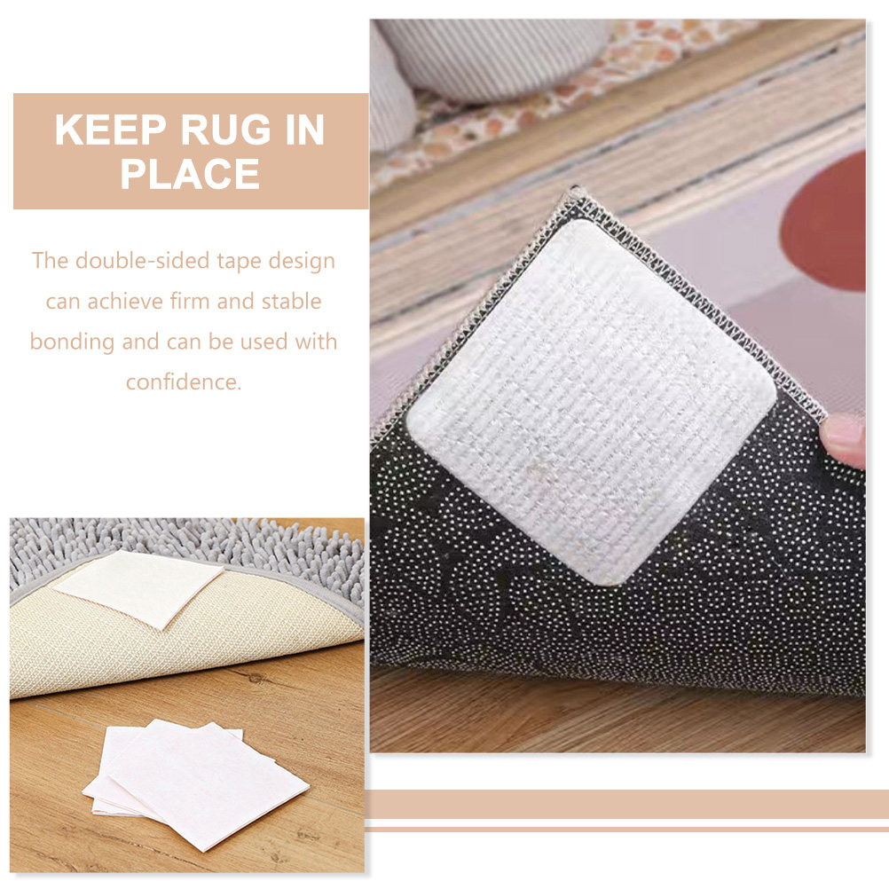 4Pcs Easy-Apply Rug Tape Non-S - Home Office Rug recension och pris